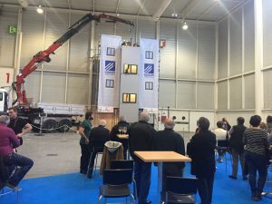Premier Showroom industriel à Ficoba : Corsam présente un innovant système d’échelle modulaire