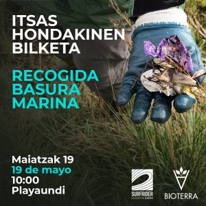 Collecte de déchets marins : le dimanche 19 mai dans le cadre des activités du salon Bioterra