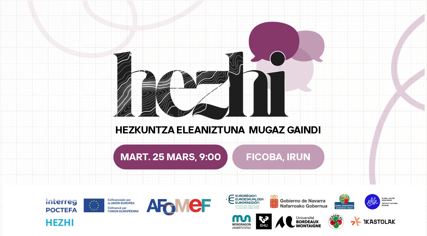 HEZHI  jardunaldia:  hezkuntza  eleaniztuna  mugaz  gaindi